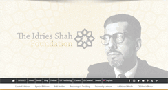 Desktop Screenshot of idriesshahfoundation.org